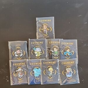 Cosmere Character Pins Set